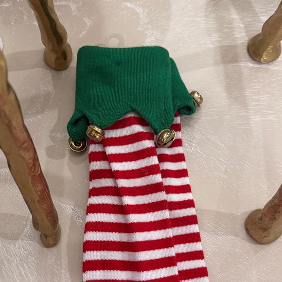 Holiday Striped Socks with Bells - Picture 4 of 5